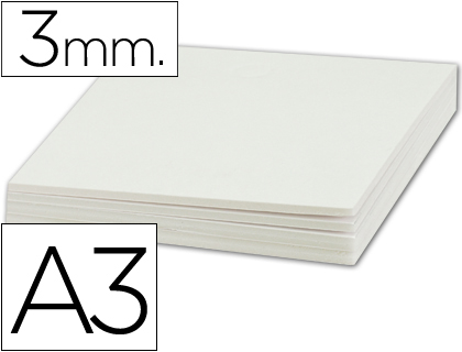 [LU11] CARTON PLUMA LIDERPAPEL BLANCO DOBLE CARA DIN A3 ESPESOR 3MM