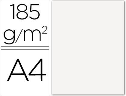 [C200040152] CARTULINA CANSON DIN A4 01 BLANCO 185 GR -UNIDAD-