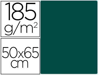 [C400080166] CARTULINA CANSON 50X65 89 VERDE SAFARI CM 185 GR -UNIDAD-