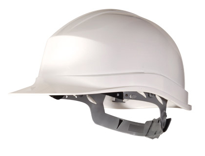[ZIRC1BC] CASCO DE PROTECCION DELTAPLUS POLIETILENO ESPECIAL PARA OBRA Y TRABAJOS ELECTRICOS DE BAJA TENSION COLOR BLANCO