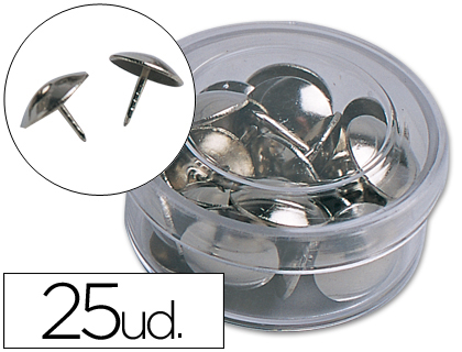 [HI02] CHINCHETA LIDERPAPEL NIQUELADA CAJA DE 25 UNIDADES