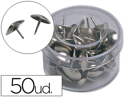 [HI03] CHINCHETA LIDERPAPEL NIQUELADA CAJA DE 50 UNIDADES