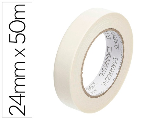 [KF01789] CINTA ADHESIVA Q-CONNECT PARA PINTAR 50 MT X 24 MM