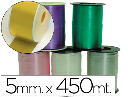 [801315] CINTA FANTASIA 500 MT X 5 MM ORO