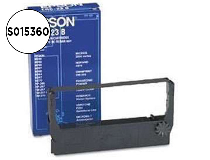 [C43S015360] CINTA IMPRESORA EPSON ERC-23B NEGRA M-250 250A 255 255A 260 260A 264 265 265A 280 280A AV TM-267/267II
