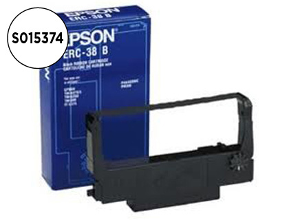 [C43S015374] CINTA IMPRESORA EPSON ORIG. TM-300/TM-U200/TM-U210/TM-375 ERC-38B NEGRA