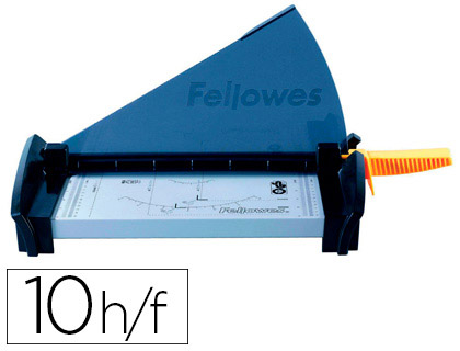 [5410801] CIZALLA FELLOWES FUSION A4 DE PALANCA HASTA 10 HOJAS 80 GR