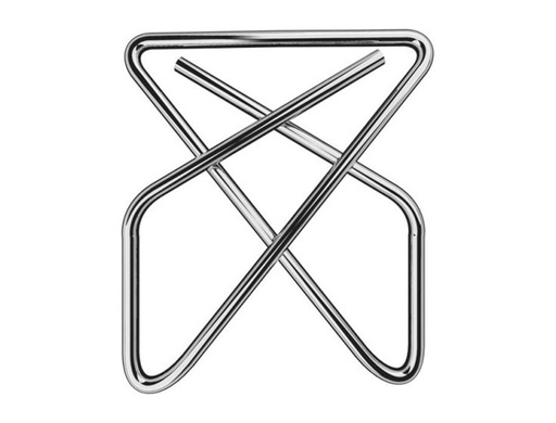 [KF03722] CLIPS PAJARITA Q-CONNECT 40MM NIQUELADOS CAJA DE 50 UNIDADES