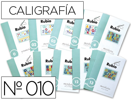 [C-010] CUADERNO RUBIO CALIGRAFIA Nº 010