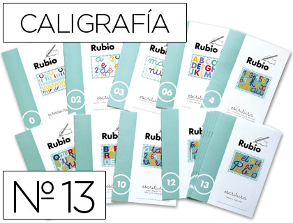 [C-13] CUADERNO RUBIO CALIGRAFIA Nº 13