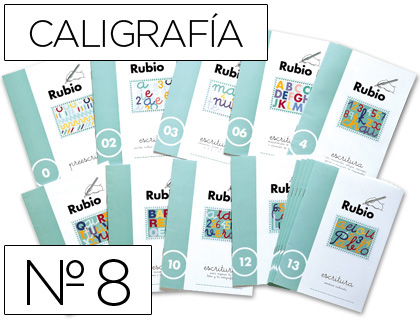 [C-8] CUADERNO RUBIO CALIGRAFIA Nº 8