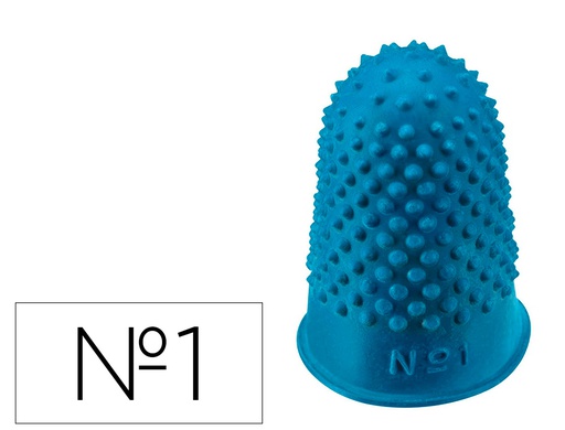 [KF16662] DEDILES Q-CONNECT GOMA Nº1 20-22 MM DIAMETRO CAJA DE 12 UNIDADES COLOR AZUL