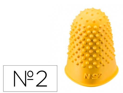 [KF16663] DEDILES Q-CONNECT GOMA Nº2 22-24 MM DIAMETRO CAJA DE 12 UNIDADES COLOR AMARILLO