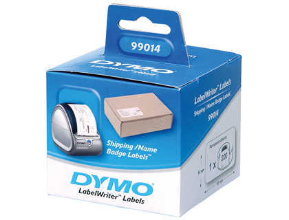 [S0722430] ETIQUETA ADHESIVA DYMO 99014 -TAMAÑO 101X54 MM PARA IMPRESORA 400 220 ETIQUETAS USO ENVIOS