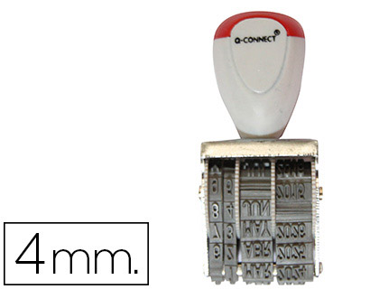 [KF22370] FECHADOR Q-CONNECT CON BANDA INCLUIDO DIA-MES-AÑO 4MM