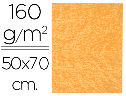 [FE02] FIELTRO LIDERPAPEL 50X70CM NARANJA 160G/M2