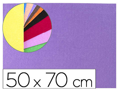 [GE19] GOMA EVA LIDERPAPEL 50X70CM 60G/M2 ESPESOR 2MM TEXTURA TOALLA LILA