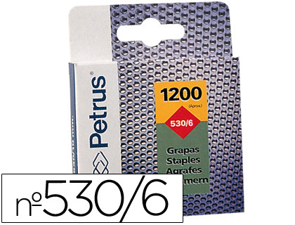 [77513] GRAPAS PETRUS Nº 530/6 CAJA DE 1200 UNIDADES