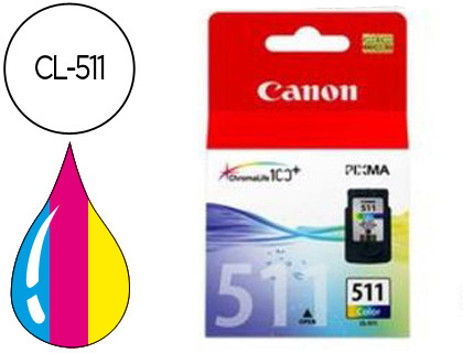 [2972B001] INK-JET CANON CL-511 COLOR PIXMA MP240/260/480