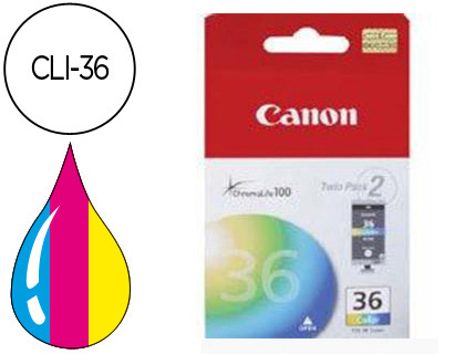 [1511B001] INK-JET CANON CLI-36 TRICOLOR PIXMA MINI 260 IP100