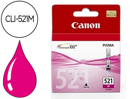 [2935B001] INK-JET CANON CLI-521M MAGENTA PIXMA MP620/630/980 IP3600/4600