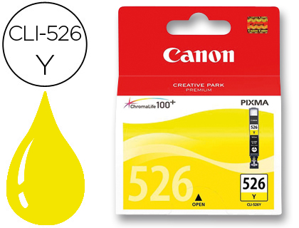 [4543B001] INK-JET CANON CLI-526 Y AMARILLO