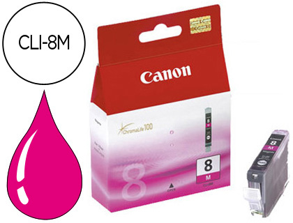 [0622B001] INK-JET CANON IP3300 4200 4300 5200 5200R 5300 6600D 6700D, MP500 530 600 800 810, IX4000 IX5000,PRO 9000-MAGENTA CLI-8