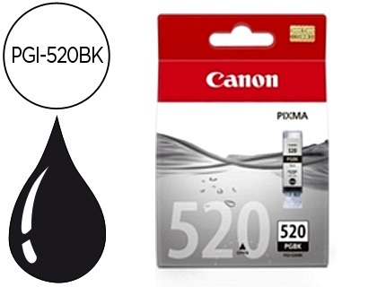 [2932B001] INK-JET CANON PGI-520BK NEGRO PIXMAIP3600/4600