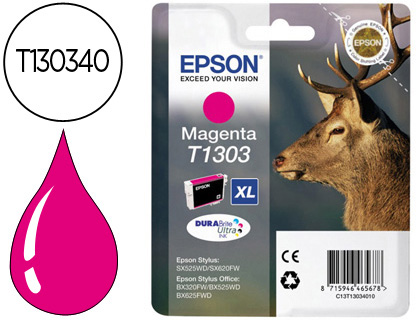 [C13T13034012] INK-JET EPSON STYLUS T1303 MAGENTA OFFICE BX320F EXTRA ALTA CAPACIDAD