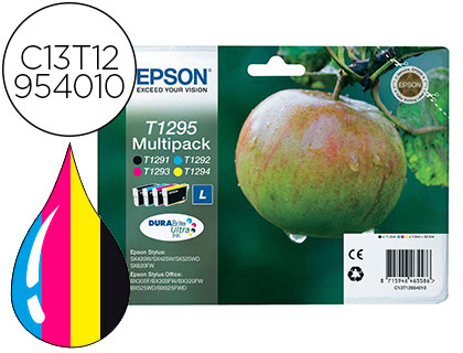 [C13T12954012] INK-JET EPSON T1295 SX420 / 525WD / 620FW T12914+240+340+440 PACK MULTICOLOR