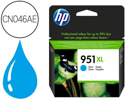 [CN046AE#BGY] INK-JET HP 951XL CIAN CN046AE CAPACIDAD 1500 PAG