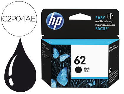 [C2P04AE] INK-JET HP N.62 OFFICEJET 5640 / 7640 / 5740 NEGRO -200 PAG-