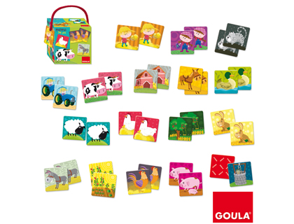 [53414] JUEGO DISET DIDACTICO MEMO GRANJA
