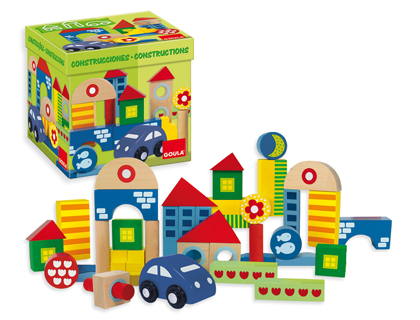 [50203] JUEGO DISET DIDACTICO PACK 41 PIEZAS ARQUITECTURAS