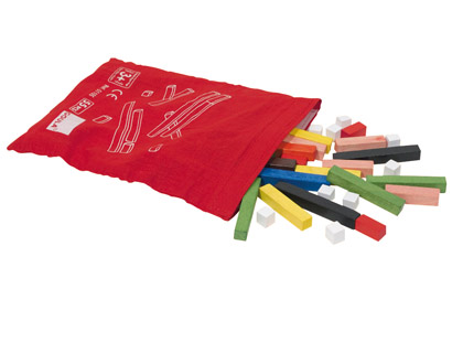 [51105] JUEGO GOULA DIDACTICO REGLETAS EN BOLSA 55 PIEZAS