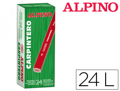 [LE000013] LAPICES ALPINO CARPINTERO CAJA DE 24 UNIDADES