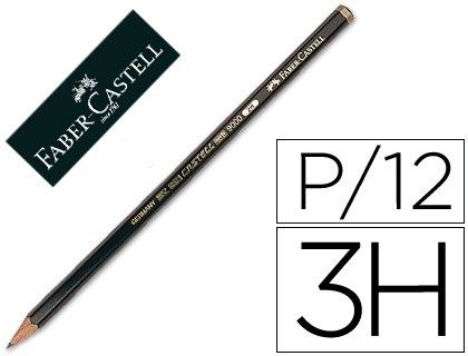 [119013] LAPICES DE GRAFITO FABER 9000 3H UNIDAD