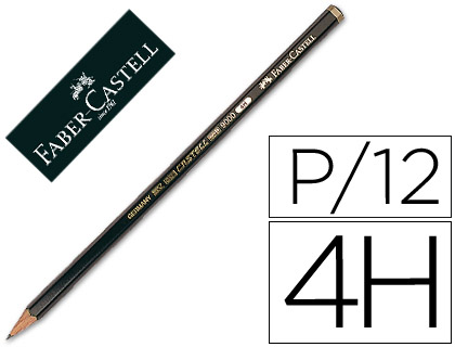 [119014] LAPICES DE GRAFITO FABER 9000 4H UNIDAD