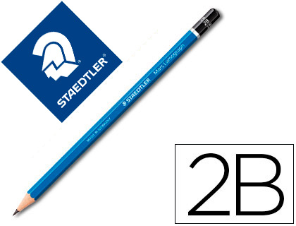 [100-2B] LAPICES DE GRAFITO STAEDTLER MARS LUMOGRAPH 100 2B UNIDAD