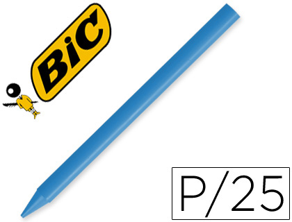 [8169812] LAPICES PLASTIDECOR UNICOLOR AZUL CLARO-29 CAJA CON 25 LAPICES