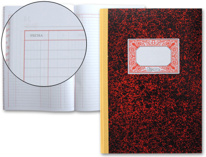 [3016] LIBRO MIQUELRIUS CARTONE 3016 FOLIO 100 HOJAS CUENTAS CORRIENTES DEBE HABER Y SALDO