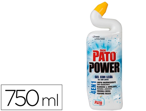 [10357/83867] LIMPIADOR DE INODORO PATO FORMULA 4 EN UNO GEL CON LEJIA 750 ML