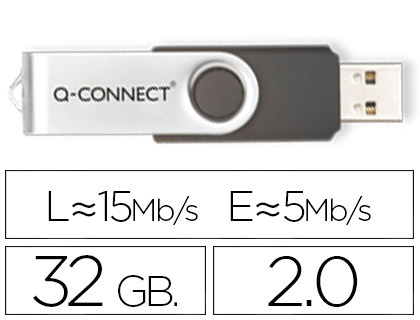 [KF76970] MEMORIA USB Q-CONNECT FLASH 32 GB 2.0