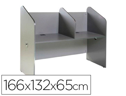 [5502AN02] MESA CENTRO DE LLAMADAS ROCADA DOBLE SERIE WELCOME 166X132X65 CM ACABADO AN02 GRIS/GRIS