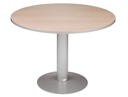[3006AT01] MESA REUNION REDONDA MEETING 3006AT01 ESTRUCTURA ALUMINIO TABLERO HAYA 120 CM DIAMETRO