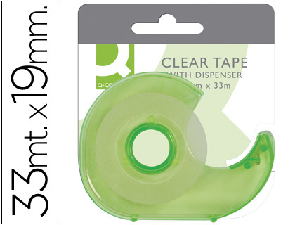 [KF27009] MINIPORTARROLLO Q-CONNECT PARA CINTA DE 33 MT X 19 MM