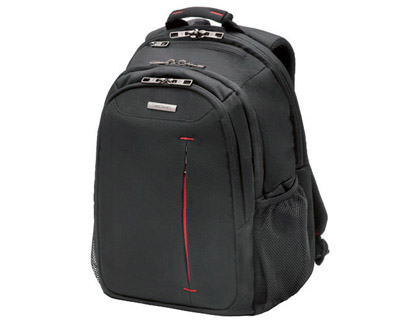 [SACM5005 NE] MOCHILA PARA PORTATIL SAMSONITE GUARDIT 14\" COLOR NEGRO CON ASA 4 BOLSILLOS EXTERIORES 180X290X400 MM