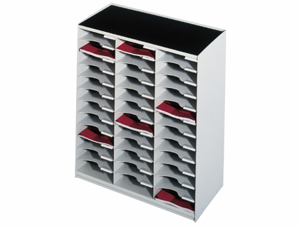 [803.02] MODULO PAPERFLOW MONOBLOQUES 36 CASILLAS GRIS