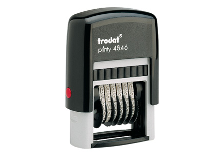 [4846] NUMERADOR TRODAT MANUAL 6 BANDAS 4 MM