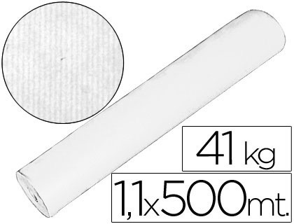 [15774] PAPEL KRAFT BLANCO 1,10 MT X 500 MTS ESPECIAL PARA EMBALAJE